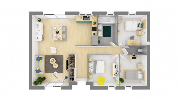 Construction d'une maison Beuzeville (27210) 198 500 &euro;