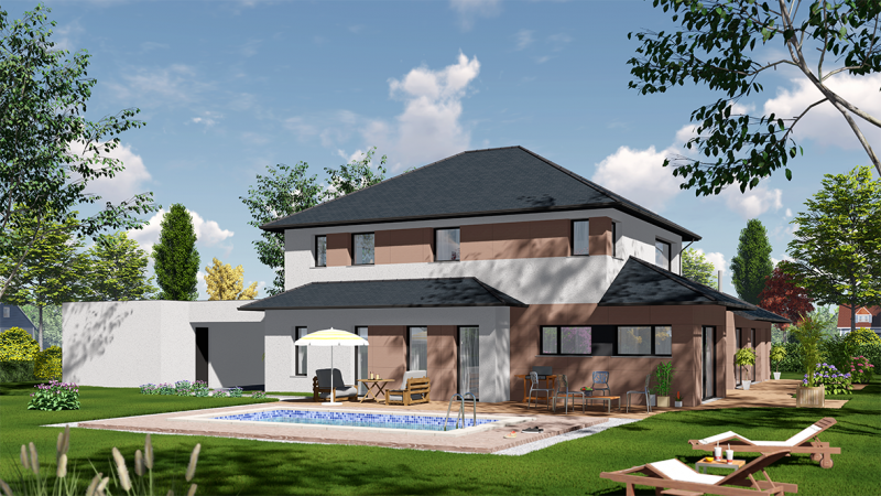Construction d'une maison Domptin (02310) 399 000 &euro;