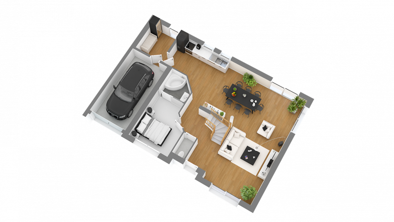 Construction d'une maison La Fresnais (35111) 304 055 &euro;