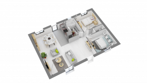 Maison neuve à vendre à Maison neuve à vendre Le Crouais (35290) 151 576 &euro;