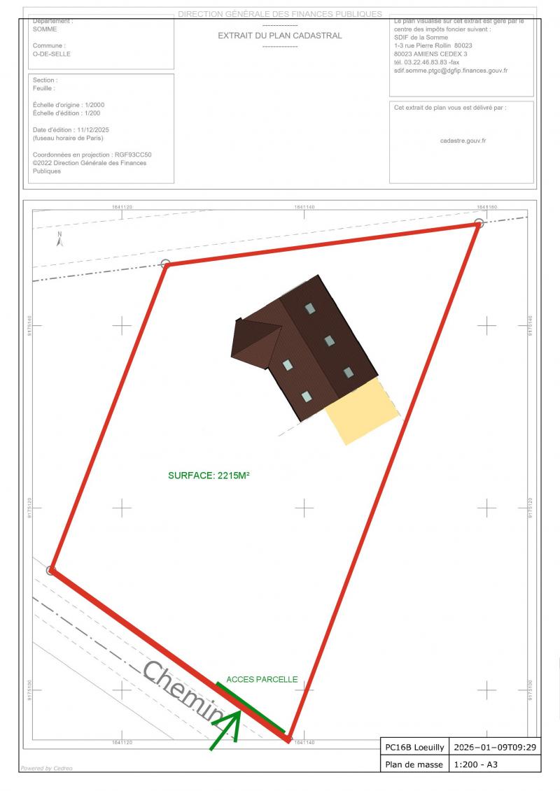 Construction d'une maison Loeuilly (80160) 462 500 &euro;