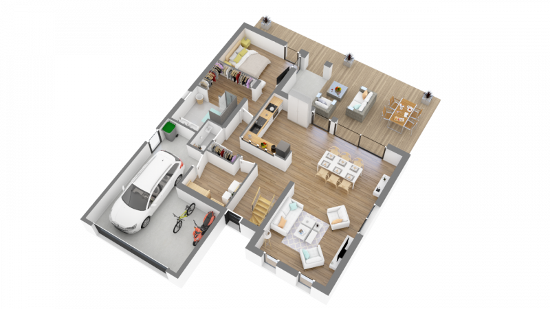 Construction d'une maison Miserey (27930) 370 000 &euro;