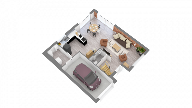 Construction d'une maison Monterfil (35160) 247 993 &euro;