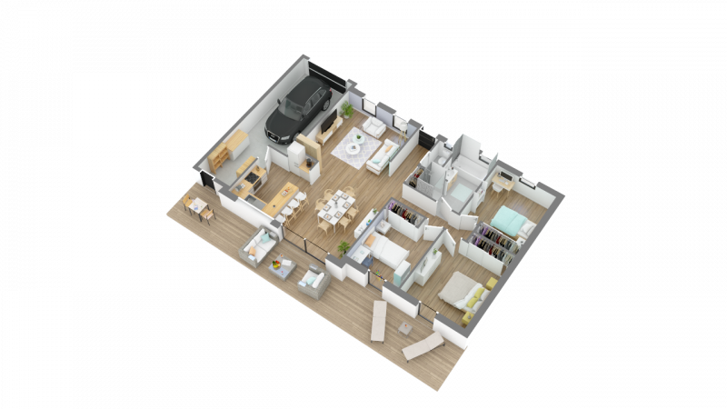Construction d'une maison Poligné (35320) 215 000 &euro;