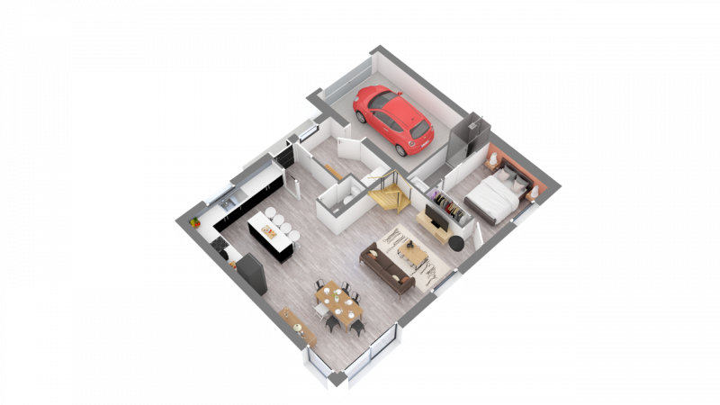 Construction d'une maison Saint-Gondran (35630) 297 500 &euro;
