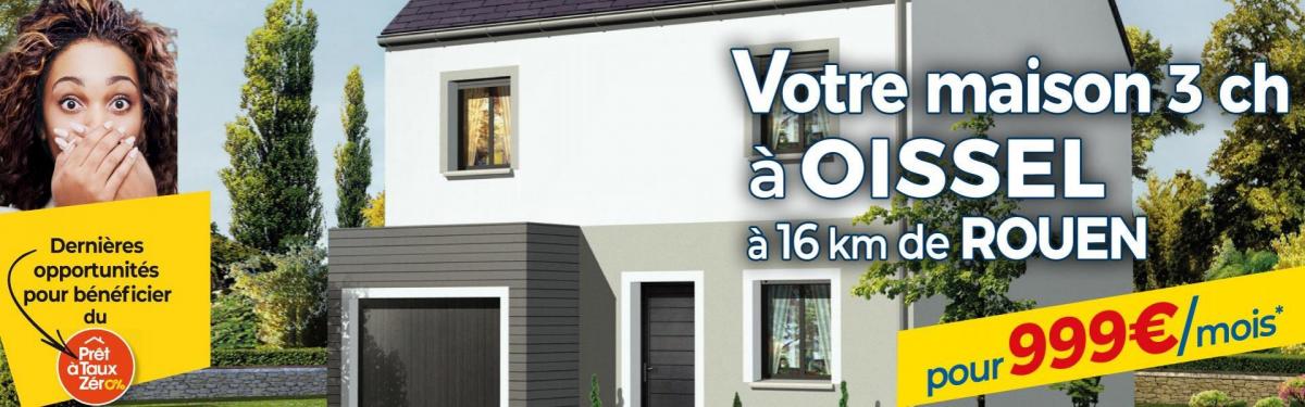 Votre maison à Oissel pour 999€ par mois