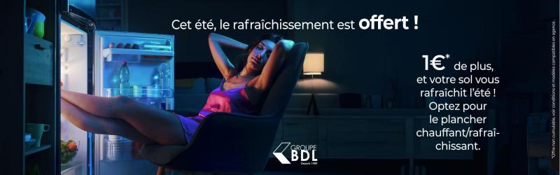 Rafraîchissement offert avec la PAC air/eau