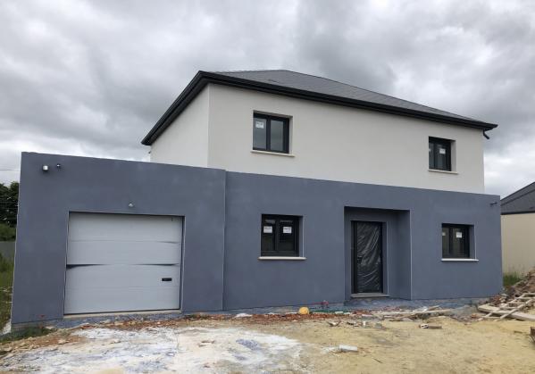 Construction d'une maison à Bellengreville (14) en Juin 2022