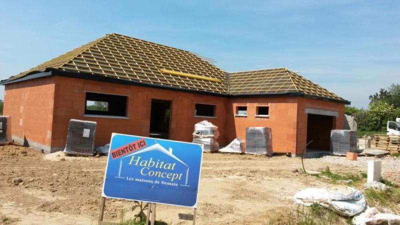 Construction d'une maison à La Capelle-les-boulogne (62) en Février 2016