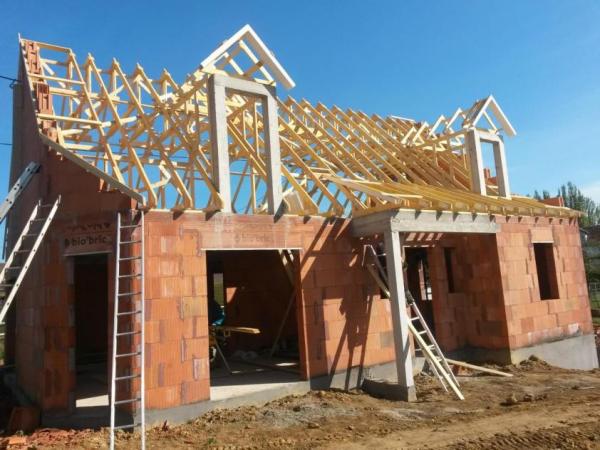 Construction d'une maison à Boos (76) en Octobre 2015