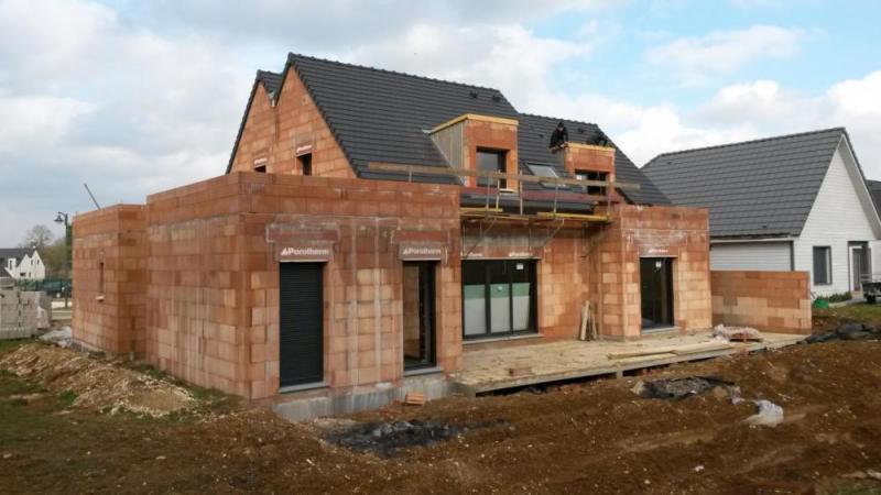 Construction d'une maison à Saint-fuscien (80) en Septembre 2015