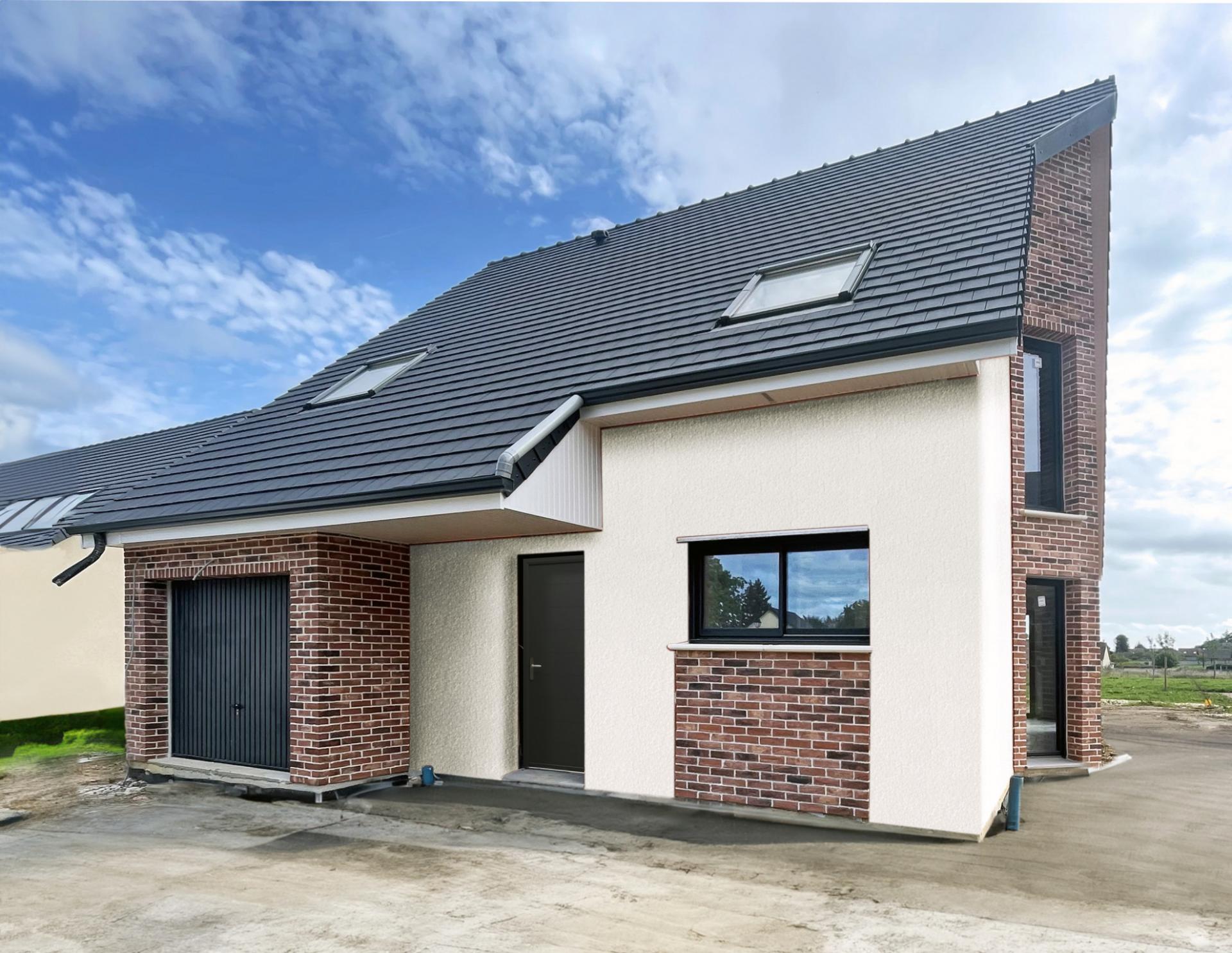 Construction d'une maison à Heudebouville (27) en Octobre 2023