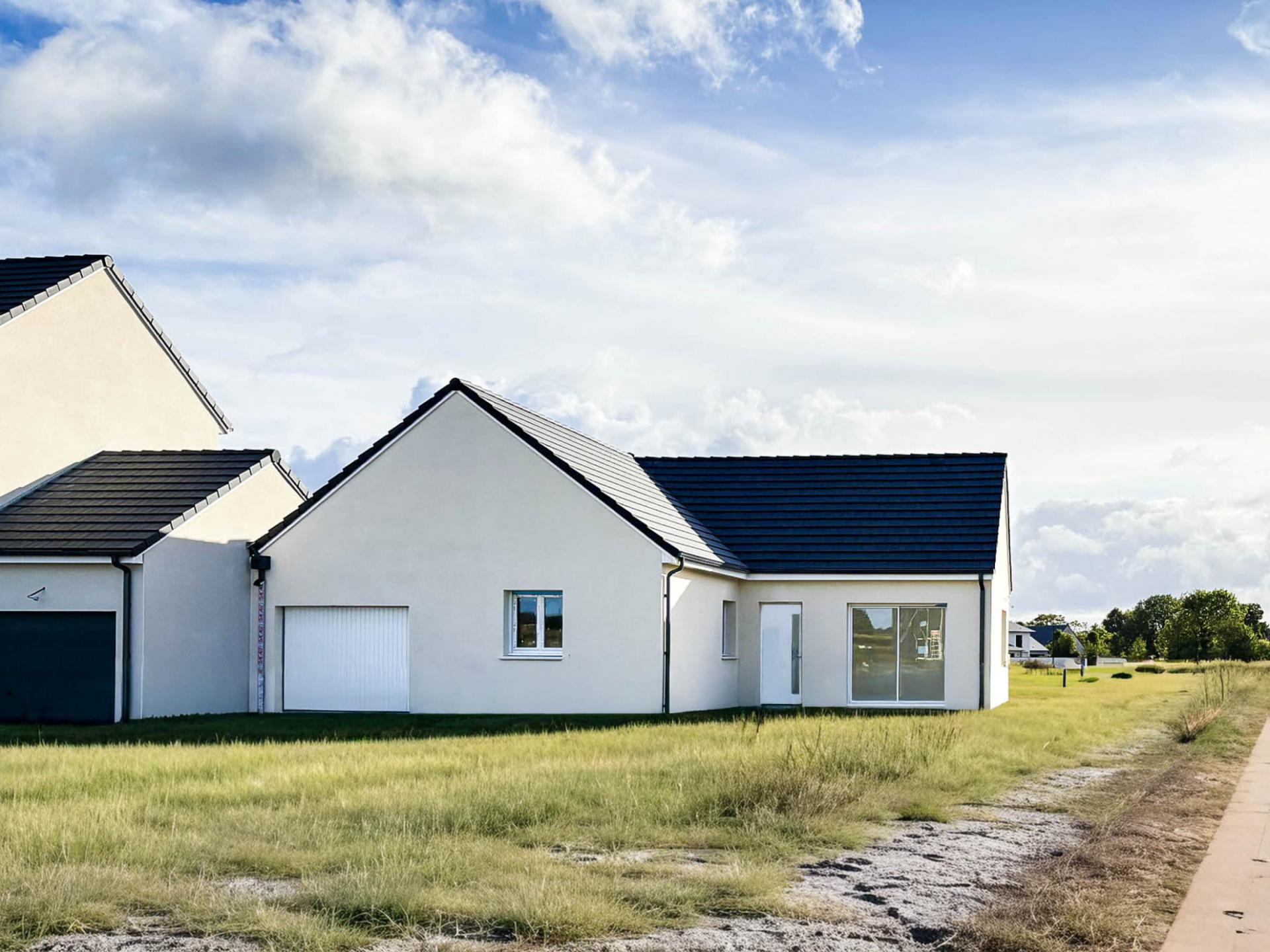 Construction d'une maison à Hermanville-sur-mer (14) en Octobre 2025