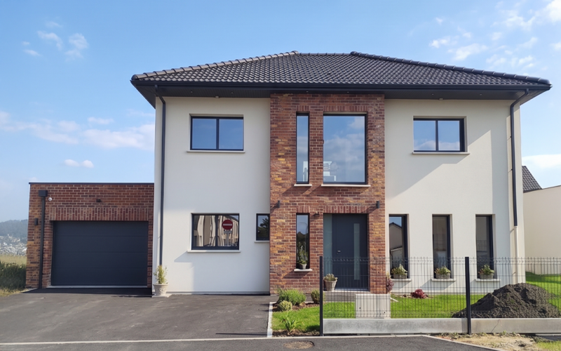 Construction d'une maison à Bailleul-sir-berthoult (62) en Février 2025