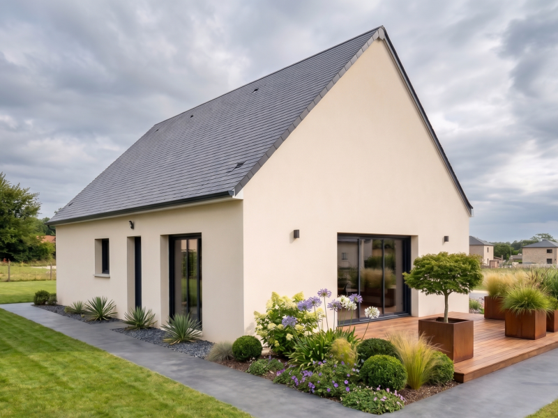 Construction d'une maison de plain-pied à Douvres-la-Délivrande