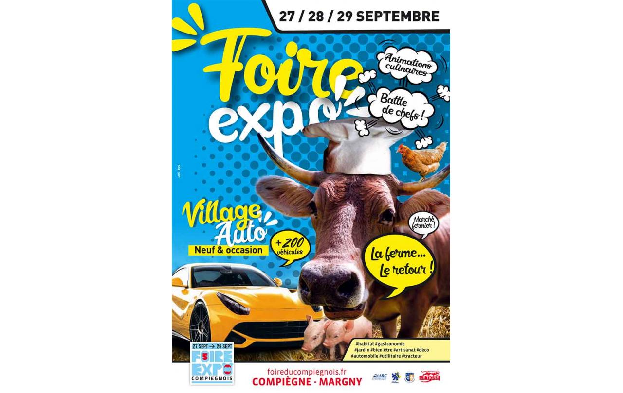 Foire Exposition à Compiegne (60200) du 27/09/2019 au 29/09/2019