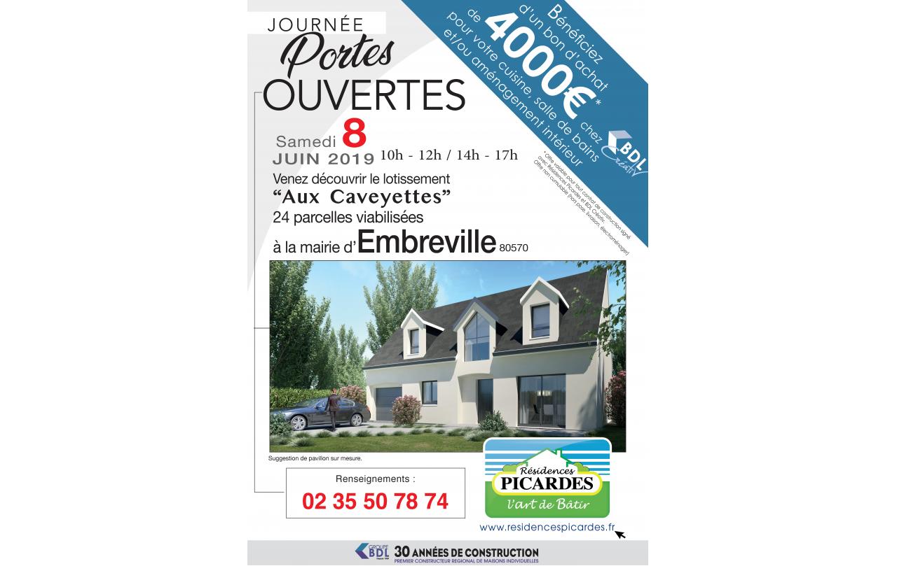 Portes Ouvertes à Embreville (80570) le 08/06/2019