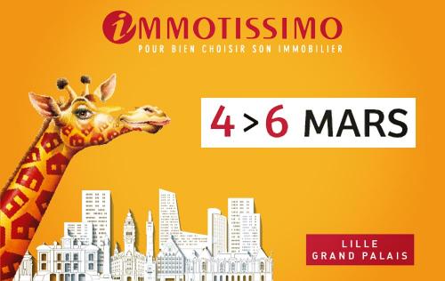 Salon Immotissimo à Lille (59000) du 04/03/2016 au 06/03/2016