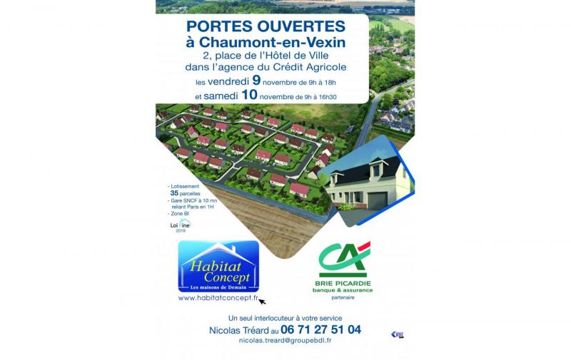 Portes Ouvertes à Chaumont-en-vexin (60240) les 09/11/2018 et 10/11/2018