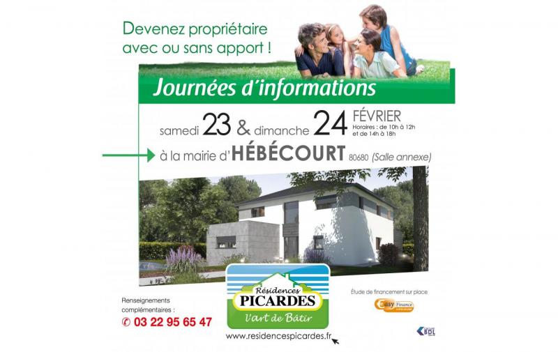 Portes Ouvertes à Hebecourt (80680) les 23/02/2019 et 24/02/2019