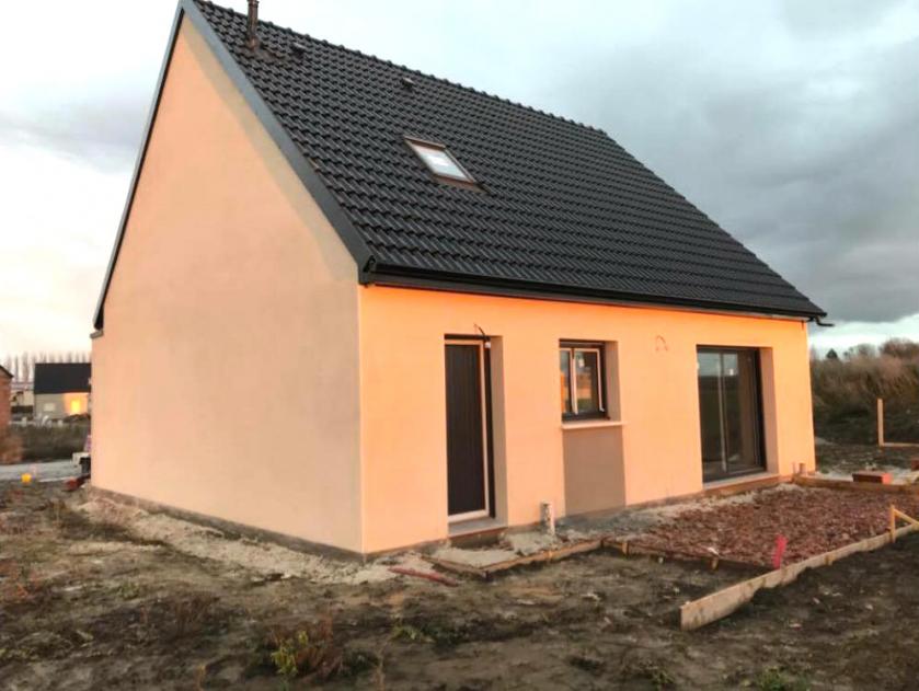 Construction d'une maison à Ecaillon (59) en Juillet 2018
